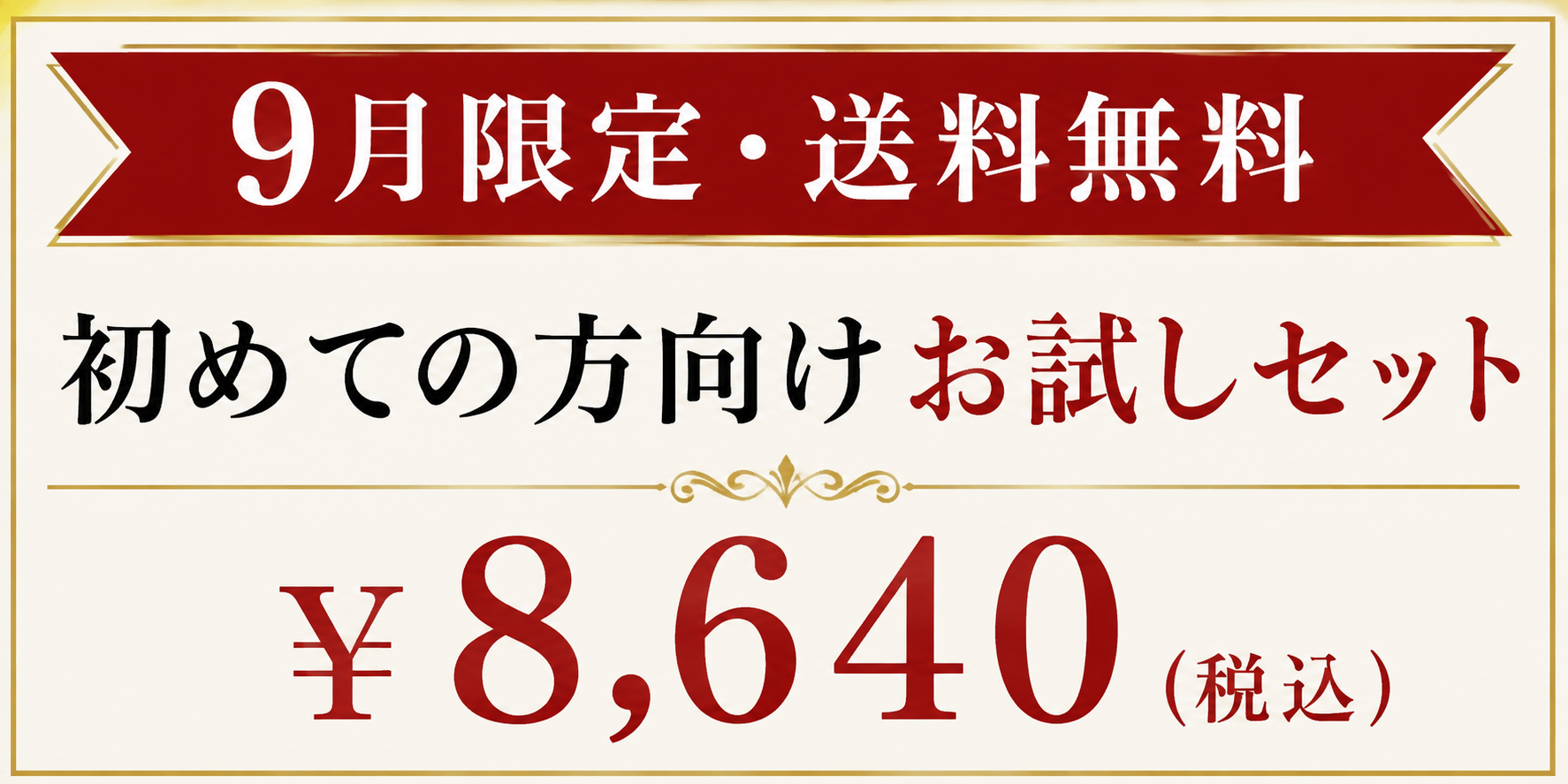 初めての方向けお試しセット