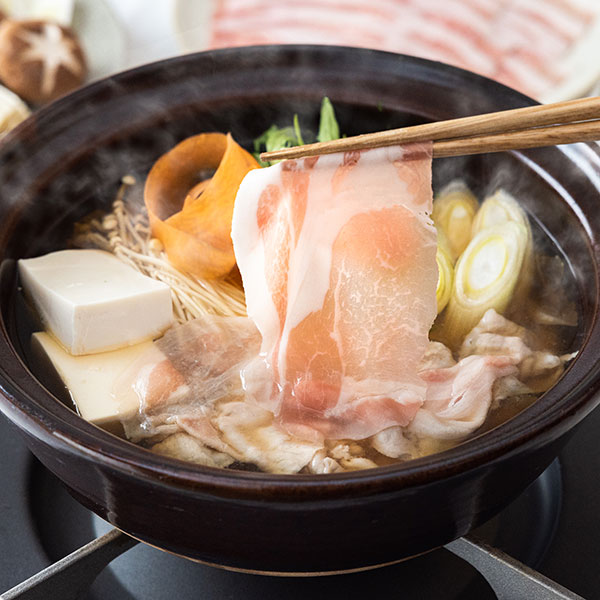 日本の米育ち平田牧場金華豚ロース皿盛り 超極薄しゃぶしゃぶ（200g）[冷凍便]