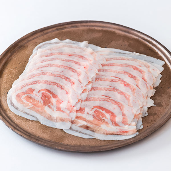 日本の米育ち平田牧場金華豚バラ皿盛り 超極薄しゃぶしゃぶ（200g）[冷凍便]