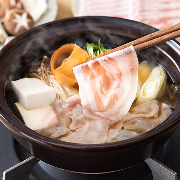日本の米育ち平田牧場金華豚バラ皿盛り 超極薄しゃぶしゃぶ（200g）[冷凍便]