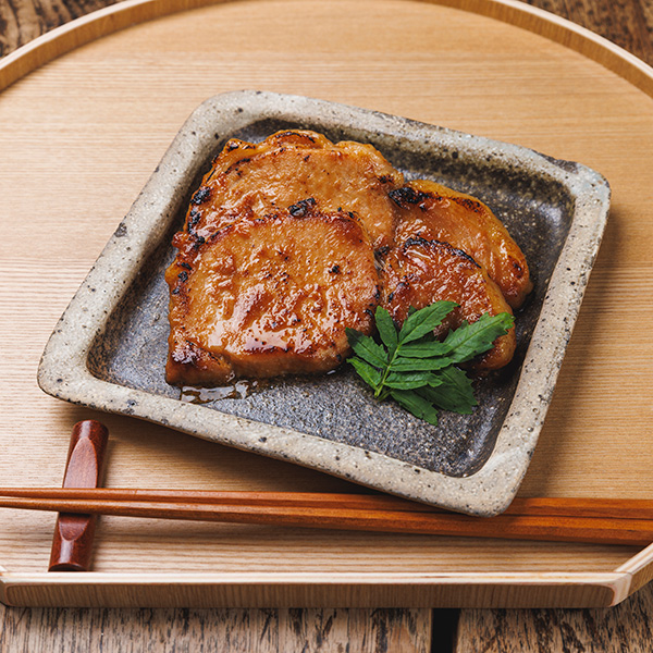 【特別価格10％OFF】日本の米育ち金華豚ロース　特製味噌漬け(112g) 5パックセット [冷凍便]