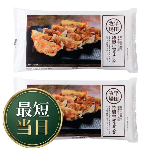 【AM9：59まで当日発送】平田牧場 特製生ぎょうざ24個セット [冷凍便]