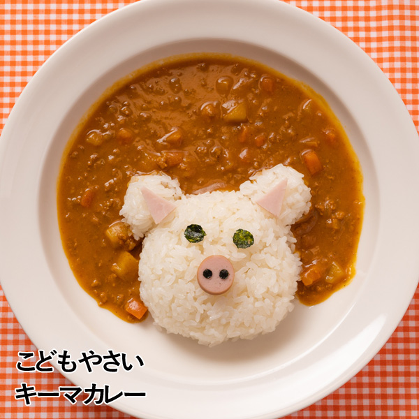 ＜送料込み／ネコポス発送！＞　平田牧場こどもやさい キーマカレー５食セット