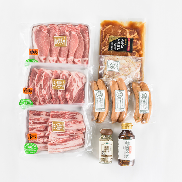 金華豚・三元豚の厚切り焼肉セット（6人前）