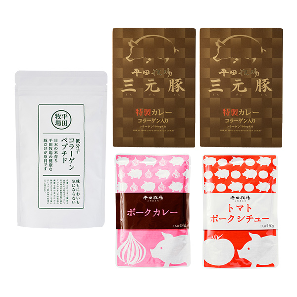 【敬老の日の贈り物に】 コラーゲンたっぷり！　カレーとコラーゲンのギフト [常温便]