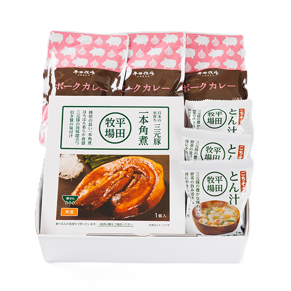 【常温・お手軽】夏のスタミナ・とん汁＆カレー・角煮ギフト