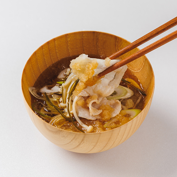 大根おろし×ぽん酢で味わう！日本の米育ち三元豚しゃぶしゃぶギフト [冷凍便]