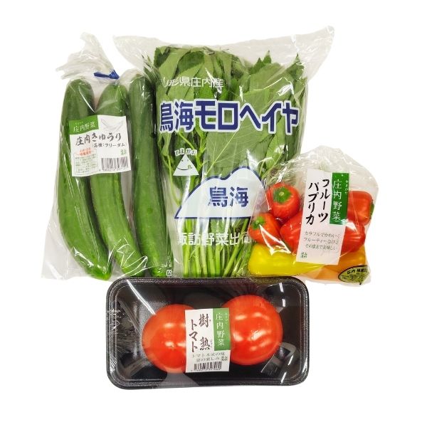 【木曜発送限定】山形県庄内産・サラダ野菜４種セット [冷蔵便]